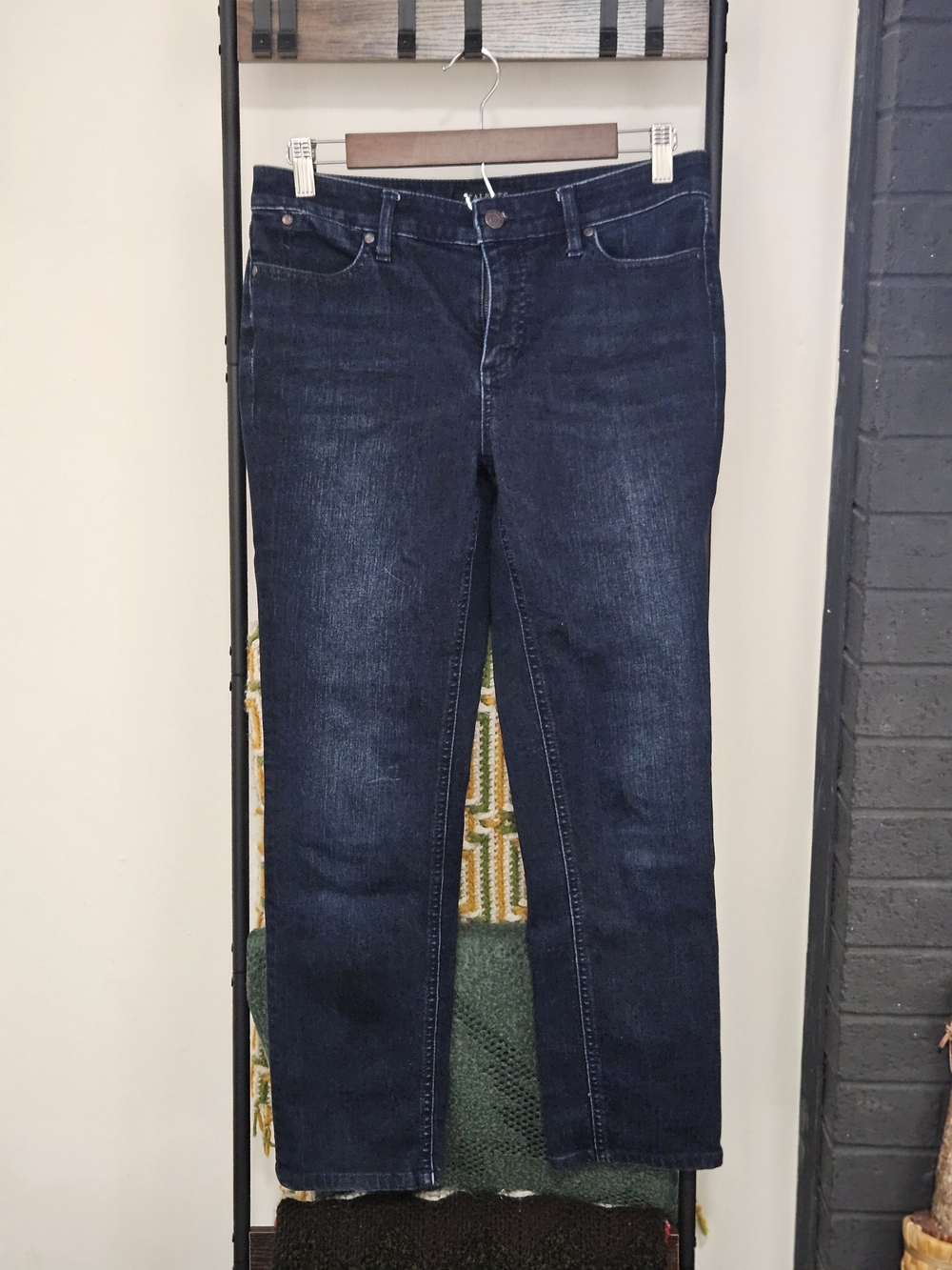 Talbots Dark Wash Cropped Ankle Jeans